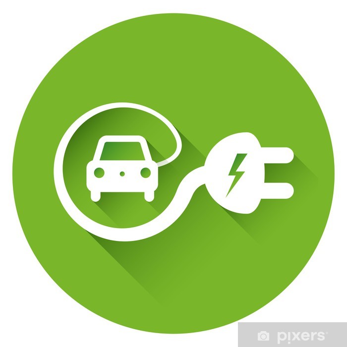 Electric Car Icon Wall Mural We Live To Change 700x700 Electric Car Icon Wall Mural We Live To Change