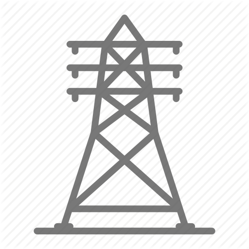 512x512 Electricity, Grid, Line, Power, Transmission, Voltage Icon