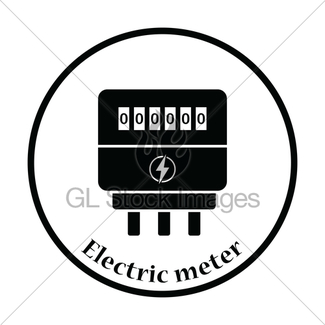 325x325 Electric Meter Icon Gl Stock Images