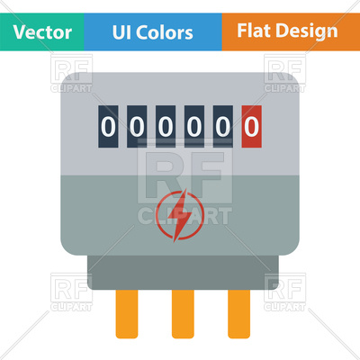 400x400 Electric Meter Icon Vector Image Of Signs, Symbols, Maps Angelp