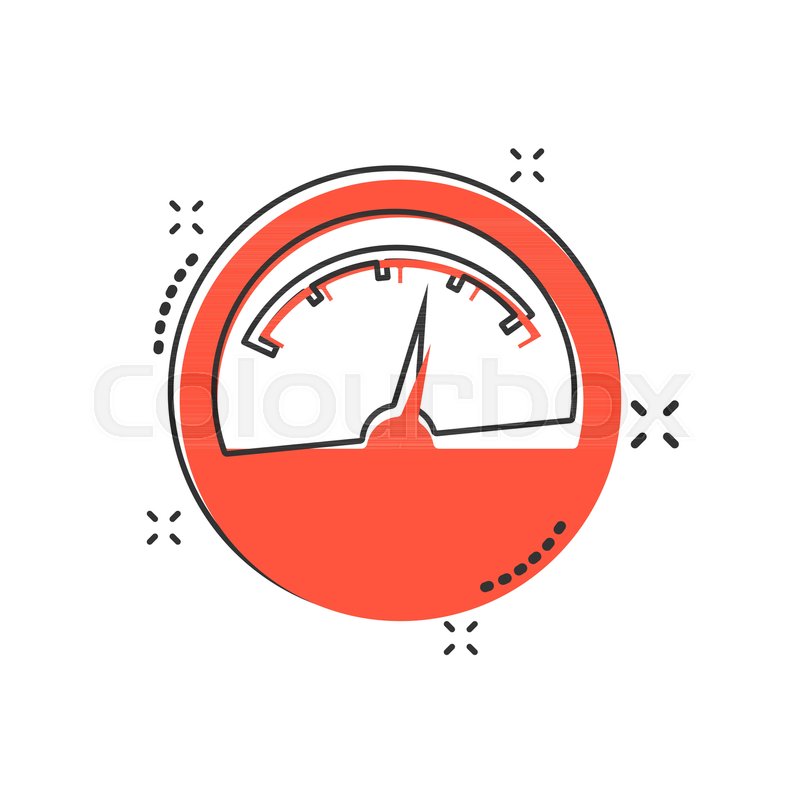 800x800 Vector Cartoon Electric Meter Icon In Stock Vector Colourbox