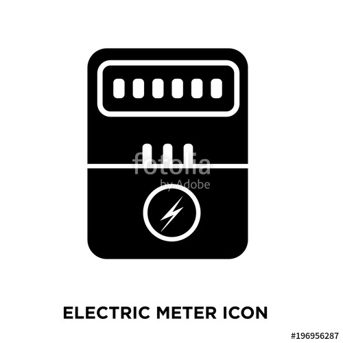 500x500 Electric Meter Icon Stock Image And Royalty Free Vector