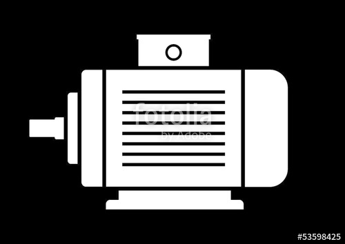 500x354 Electric Motor Icon Stock Image And Royalty Free Vector