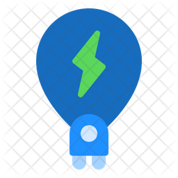256x256 Electric Plug Icon Of Flat Style