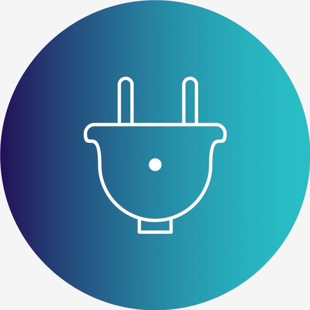 640x640 Vector Power Plug Icon, Electric, Plug, Power Png And Vector