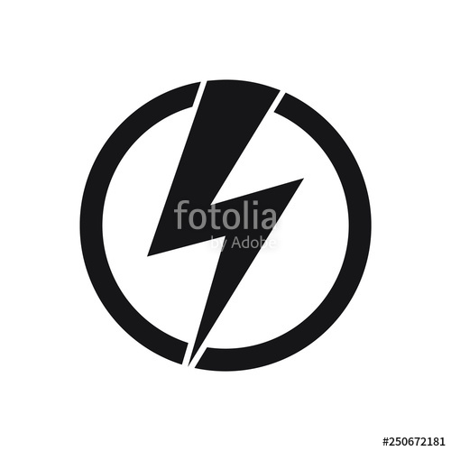 Electric Power Logo Design Element, Energy Icon Stock Image 500x500 Electric Power Logo Design Element, Energy Icon Stock Image
