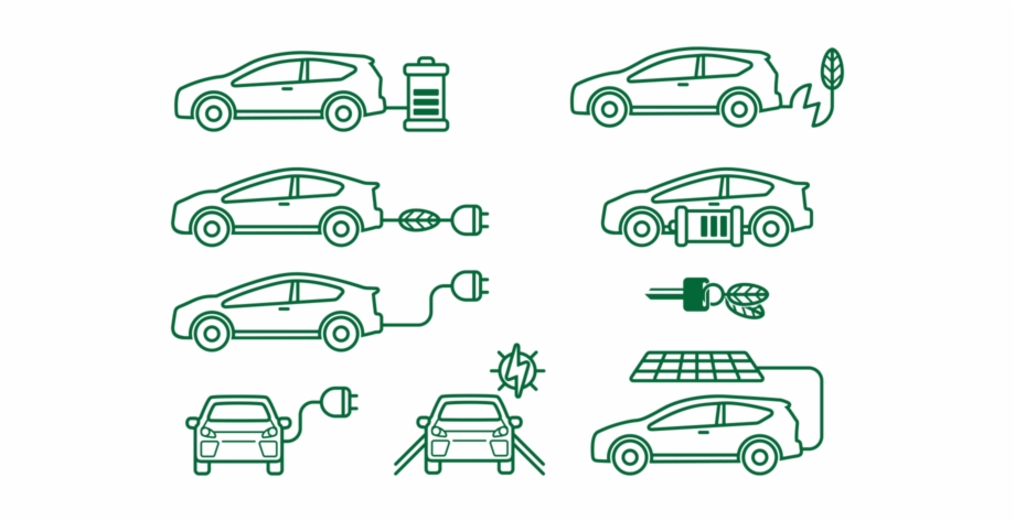920x473 Prius Icons Vector Electric