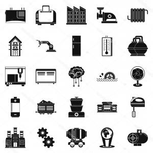300x300 Electrical Engineering Vector Line Icon Sign Illustration White