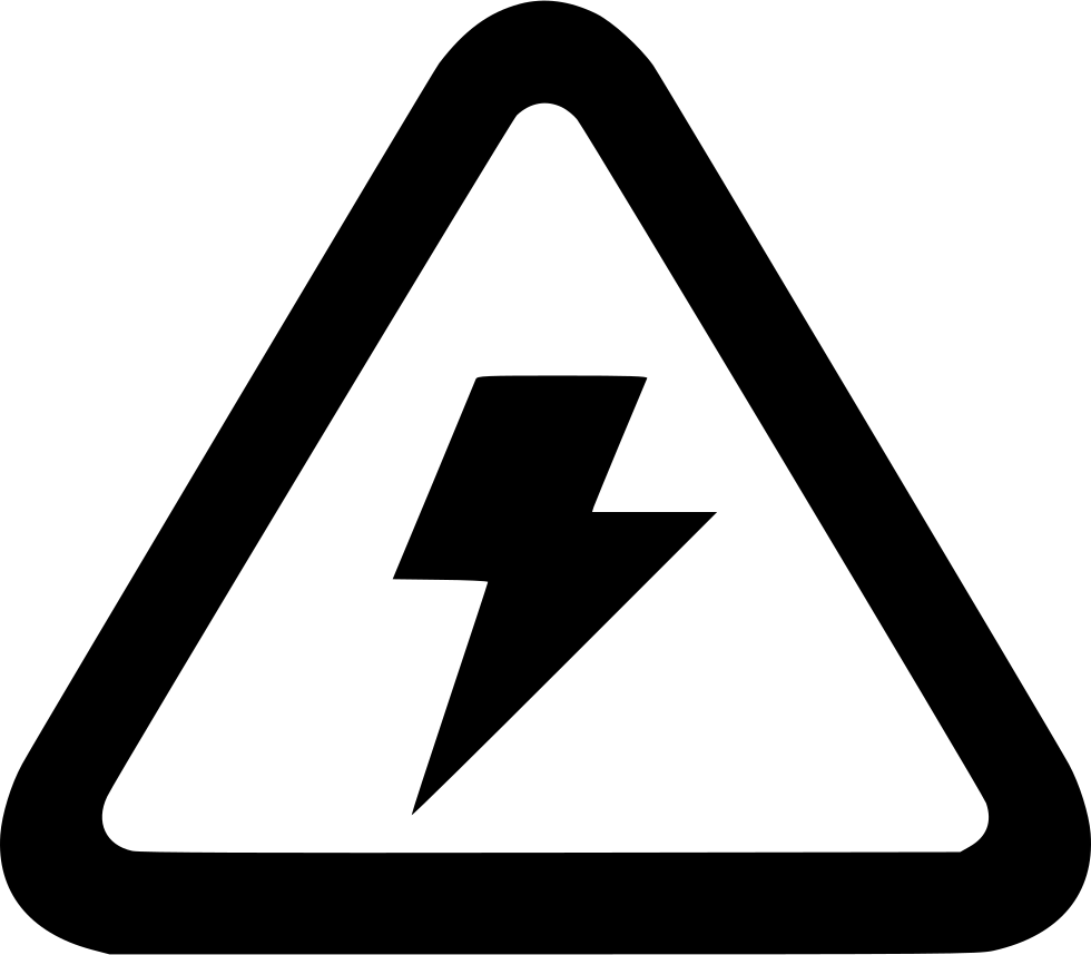 980x858 Electric Hazard Power Png Icon Free Download
