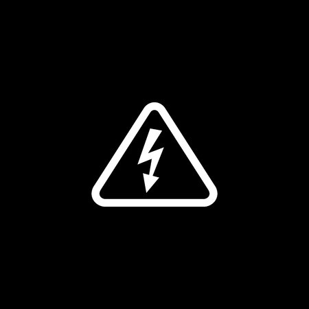 450x450 Electrical Hazard Sign Vector Icon Royalty Free Vector Graphics