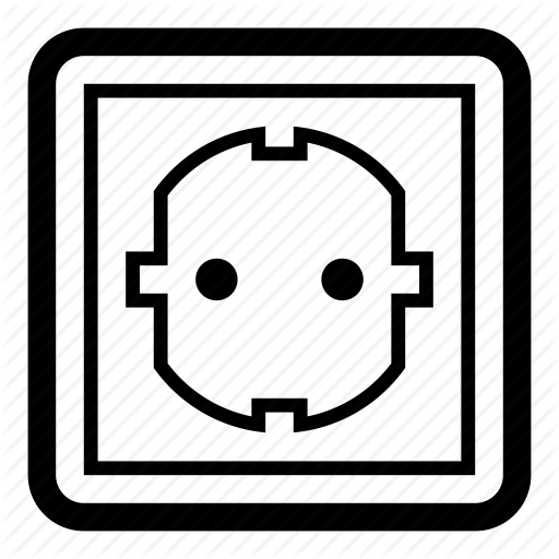 512x512 Electrical, Outlet, Plug, Power, Socket, Wall Socket Icon