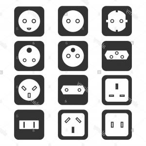 300x300 Electrical Outlet Type Socket Icon Image Catchsplace