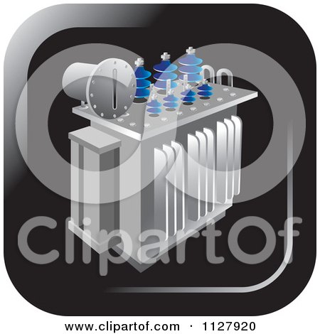 450x470 Electrical Substation Transformer Icon Posters, Art Prints