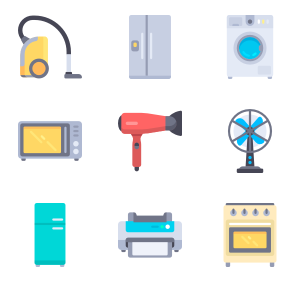 600x564 Electricity Icons