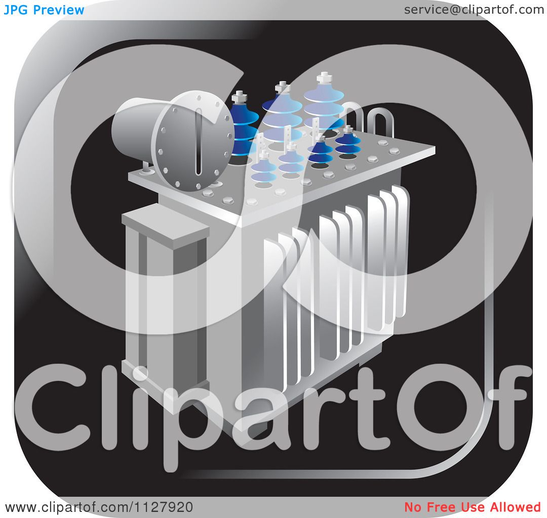 1080x1024 Clipart Of An Electrical Substation Transformer Icon