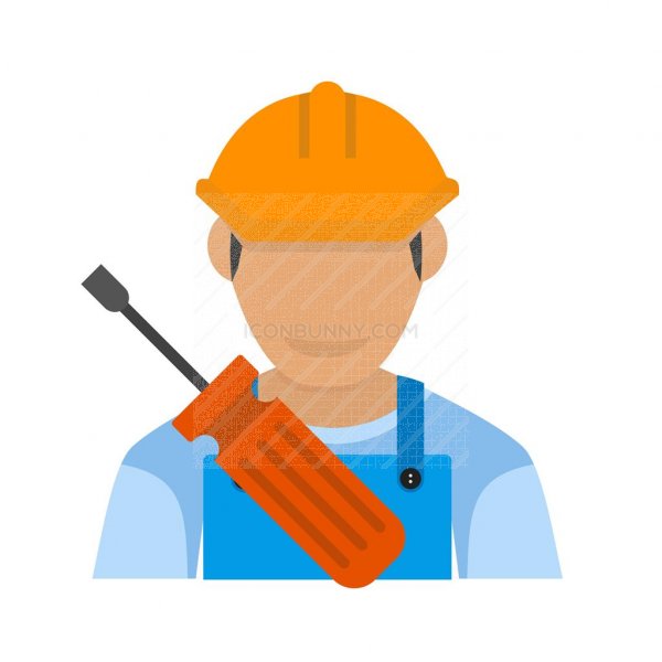 600x600 Electrician Flat Multicolor Icon