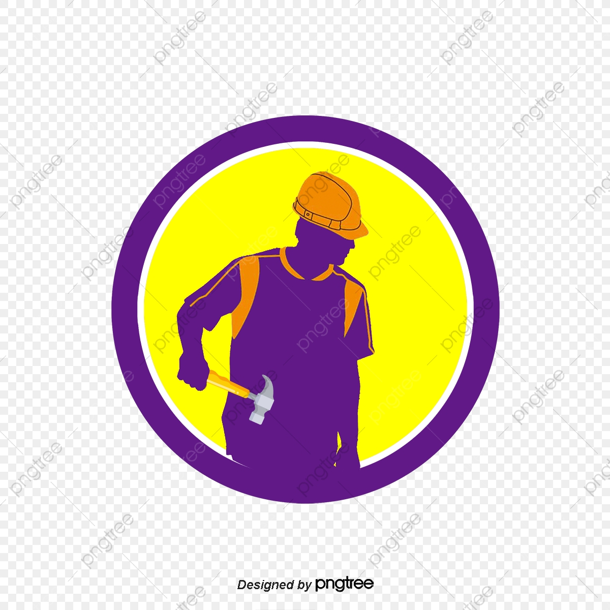 1200x1200 Cartoon Electrician Icon Vector, Cartoon Vector, Icon Vector