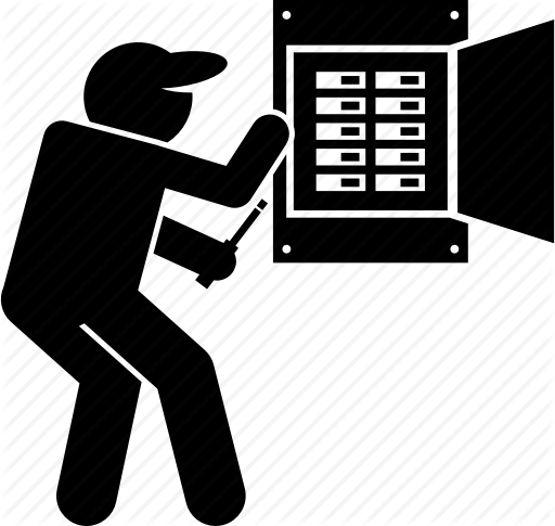 512x485 Electrician, Fusebox Icon