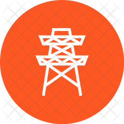 256x256 Electricity Icon Of Glyph Style