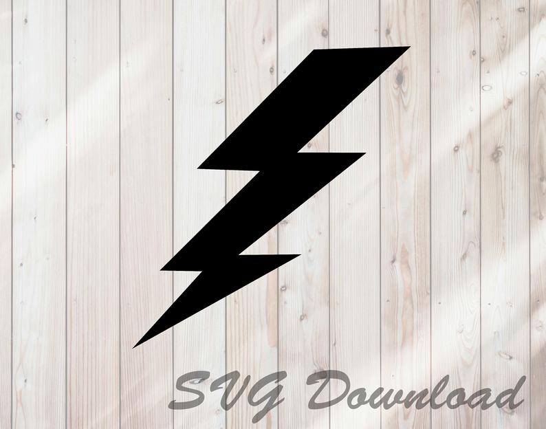 794x624 Lightning Bolt Electricity Icon Instant Download Vinyl Etsy