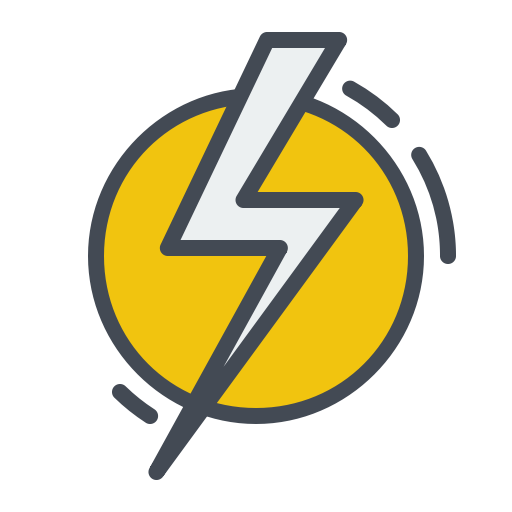 512x512 Electric, Electricity, Energy, Power, Sign, Thunder Icon