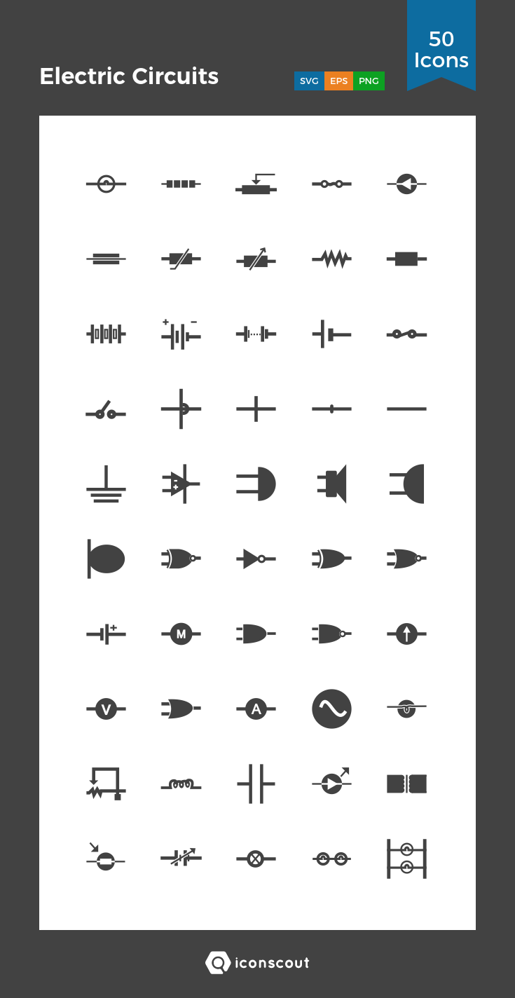 Electronic Circuit Icon at Vectorified.com | Collection of Electronic ...