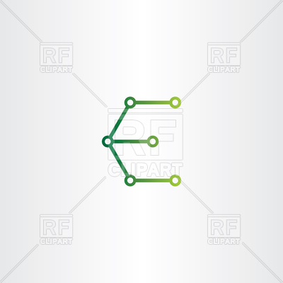 Letter E Electronics Circuit Icon Vector Image Of Icons 400x400 Letter E Electronics Circuit Icon Vector Image Of Icons