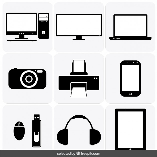 626x626 Gadget Icons Collection Vector Free Download
