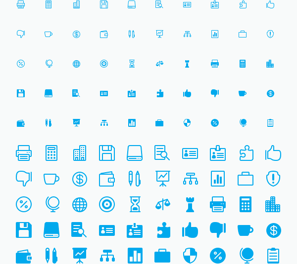 600x535 The Elegant Icon Font Just Got Better, With New Business Icons