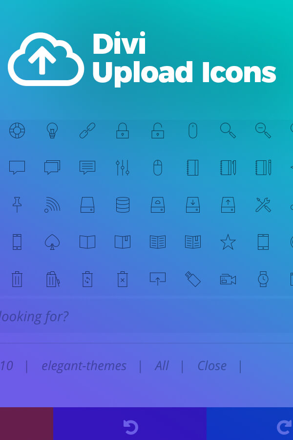 600x900 Divi Upload Icons