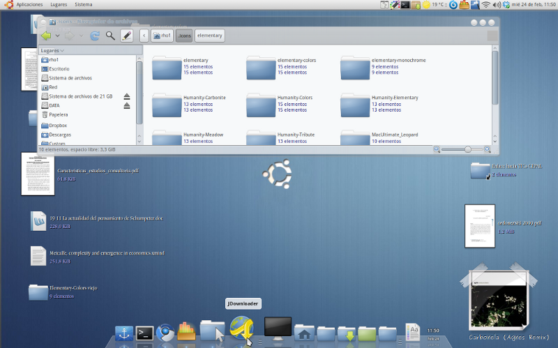 800x499 Elementary Icons + Gnome Colors Brave