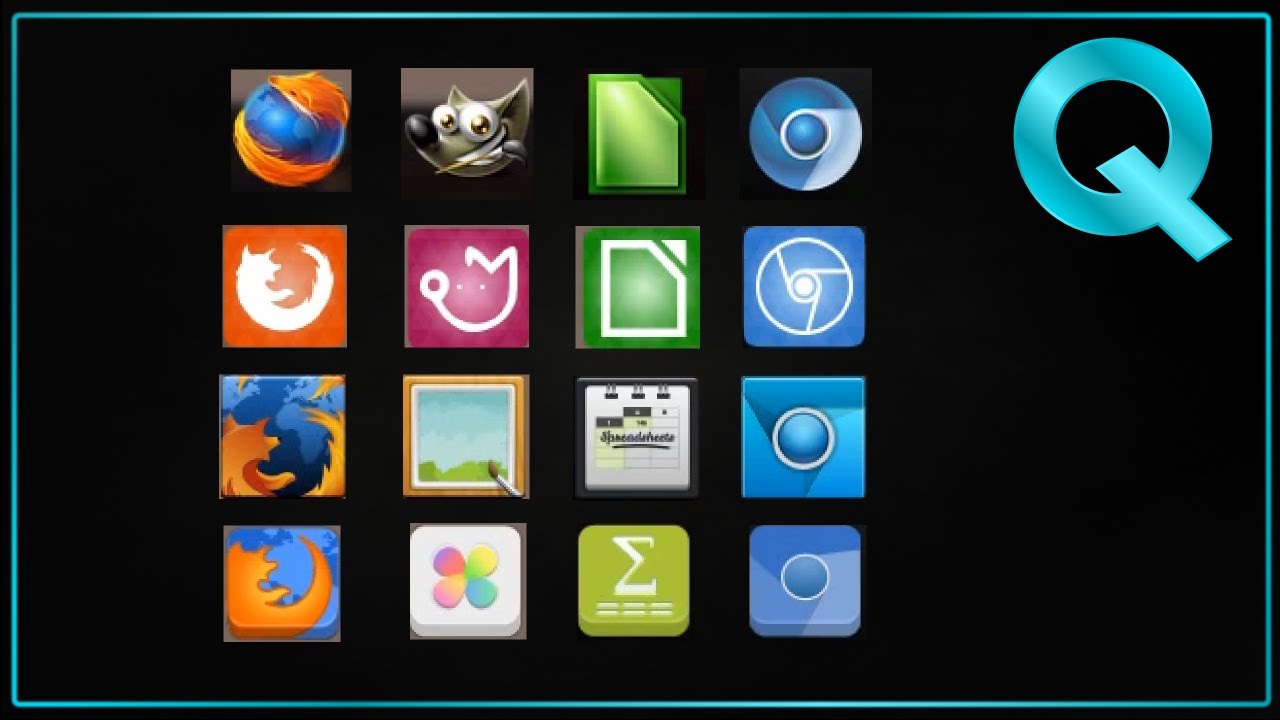 1280x720 Icon Sets For Ubuntu, Mint, Elementary