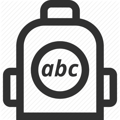 512x512 Abc, Backpack, Elementary Icon