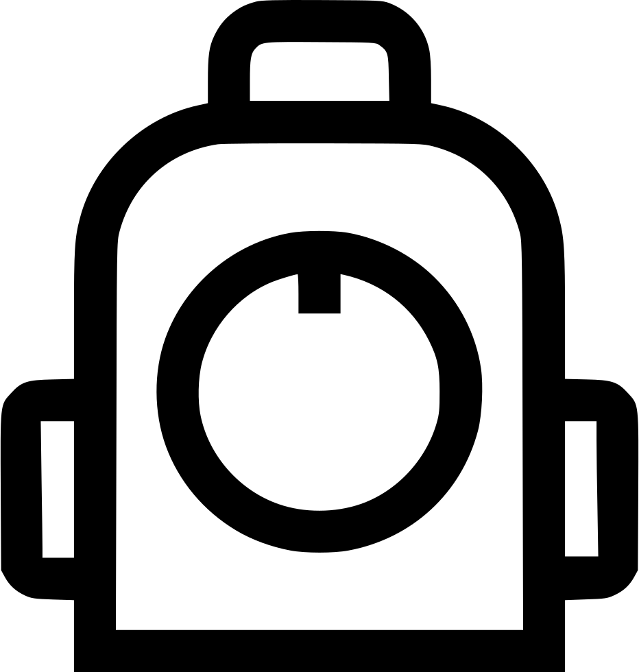 932x980 Backpack Carry Student Supply Elementary Bag Png Icon Free