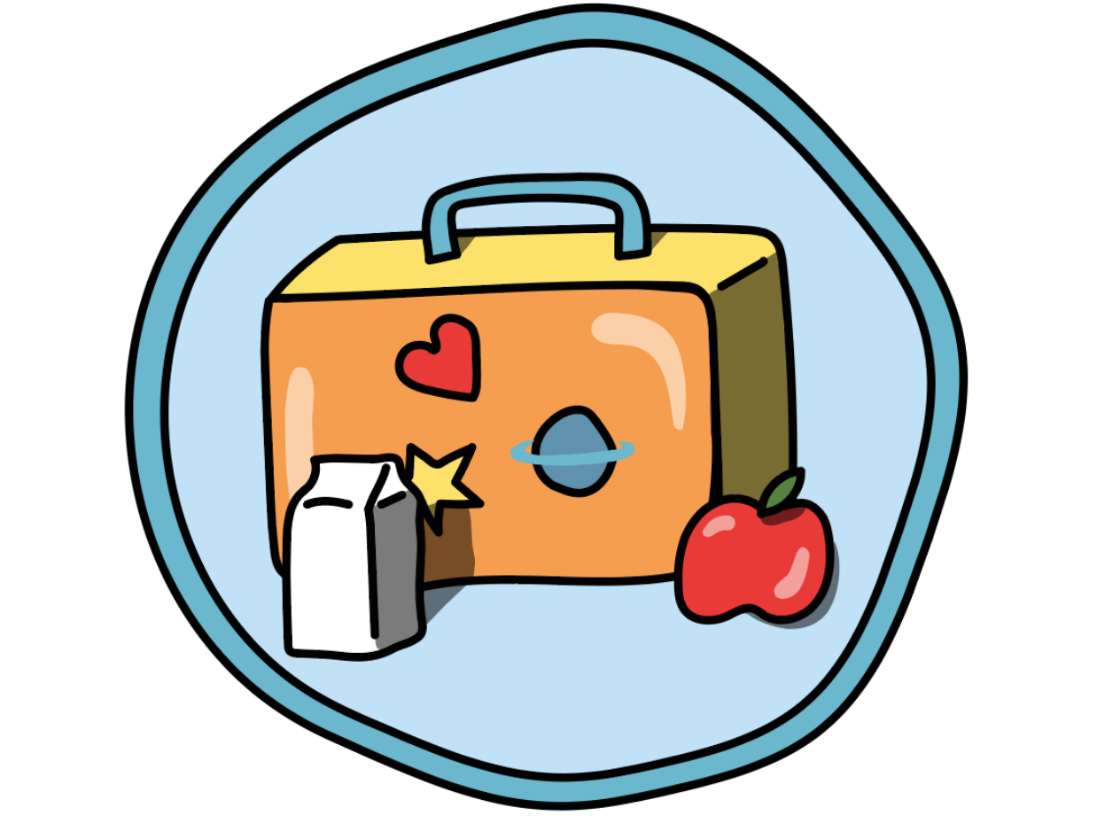 1238x929 Elementary School Icon Set