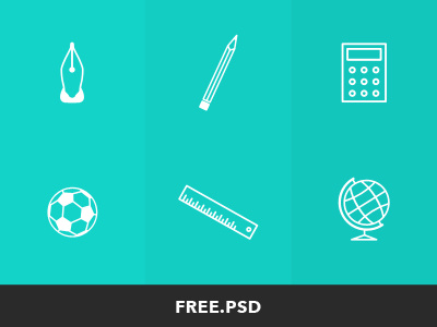 400x300 Elementary School Icon Pack Free