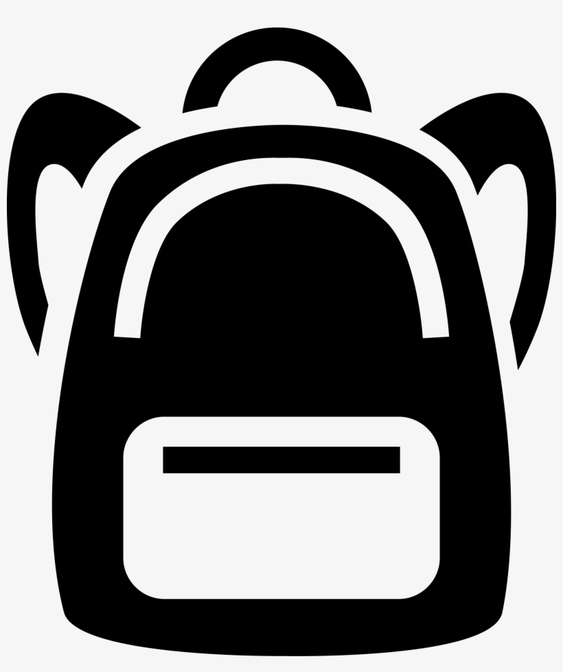 820x978 Backpack Clipart Transparent