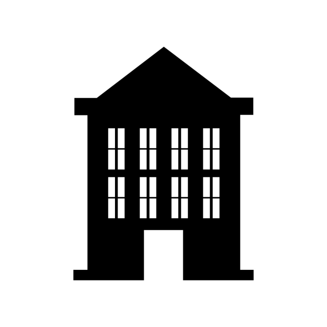 640x640 School Icon, Elementary, School, High Png And Vector