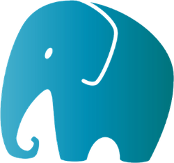 250x234 Elephant Icon Sticker