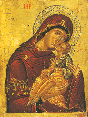 360x475 Icon Of The Theotokos Eleusa