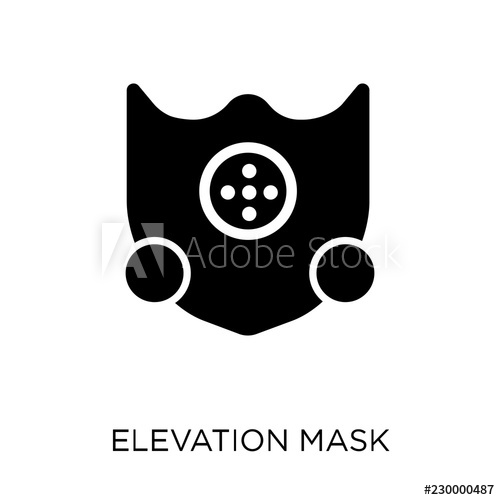 500x500 Elevation Mask Icon Elevation Mask Symbol Design From Gym
