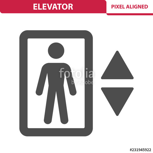 500x500 Elevator Icon Stock Image And Royalty Free Vector