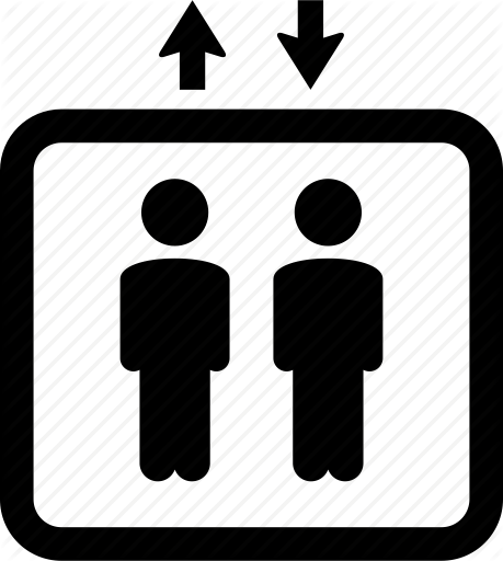 459x512 Building, Elevator, Lift, People, Transport, Transportation Icon