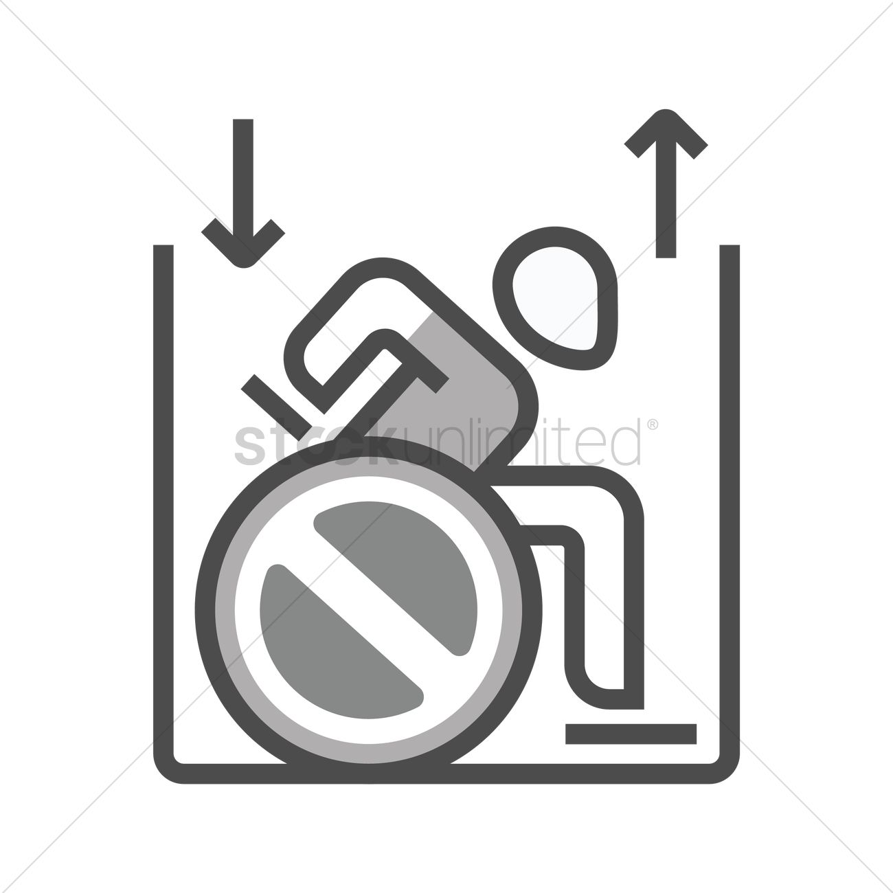 1300x1300 Disabled Person Elevator Icon Vector Image