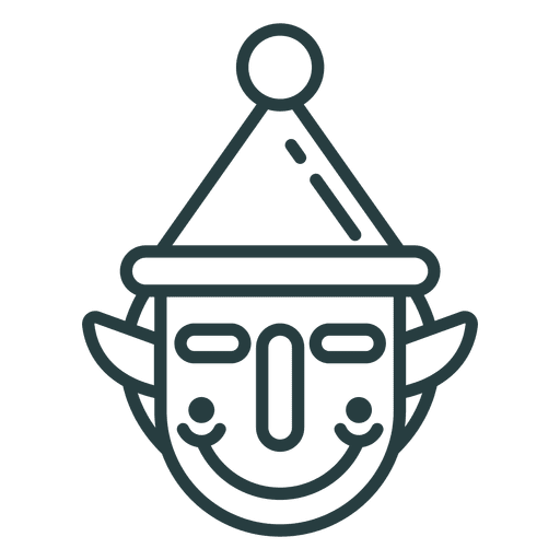 512x512 Christmas Elf Face Icon