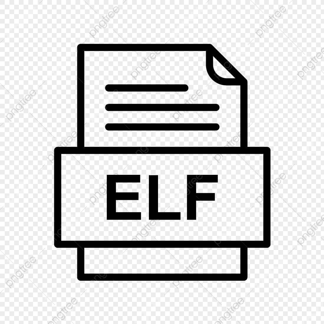 1099x1099 Elf Document Icon, Elf, Document, Png And Vector