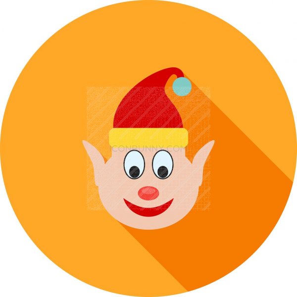 600x600 Elf Flat Shadowed Icon