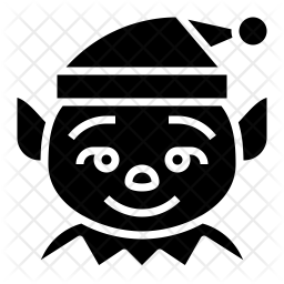 256x256 Elf Icon Of Glyph Style