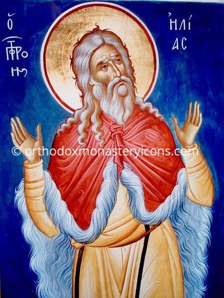 450x598 Greek Orthodox Icon Of Elijah The Prophet