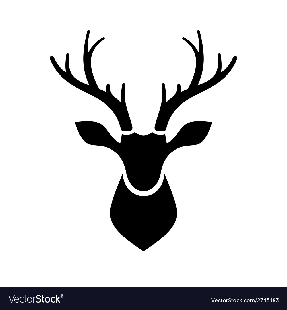 1000x1080 Deer Head Icon